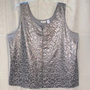 Chico’s shimmering stretchy dress tank